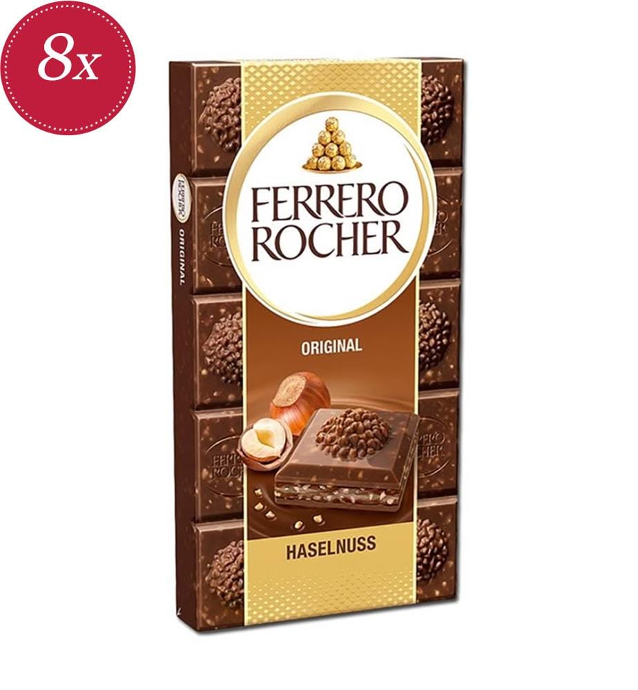 Lot de 8 Ferrero Rocher Tafel Original - 90g