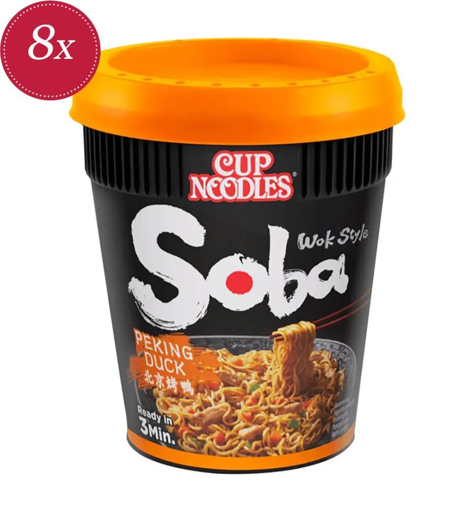 8x Nissin Soba Cup Peking Duck - 87g