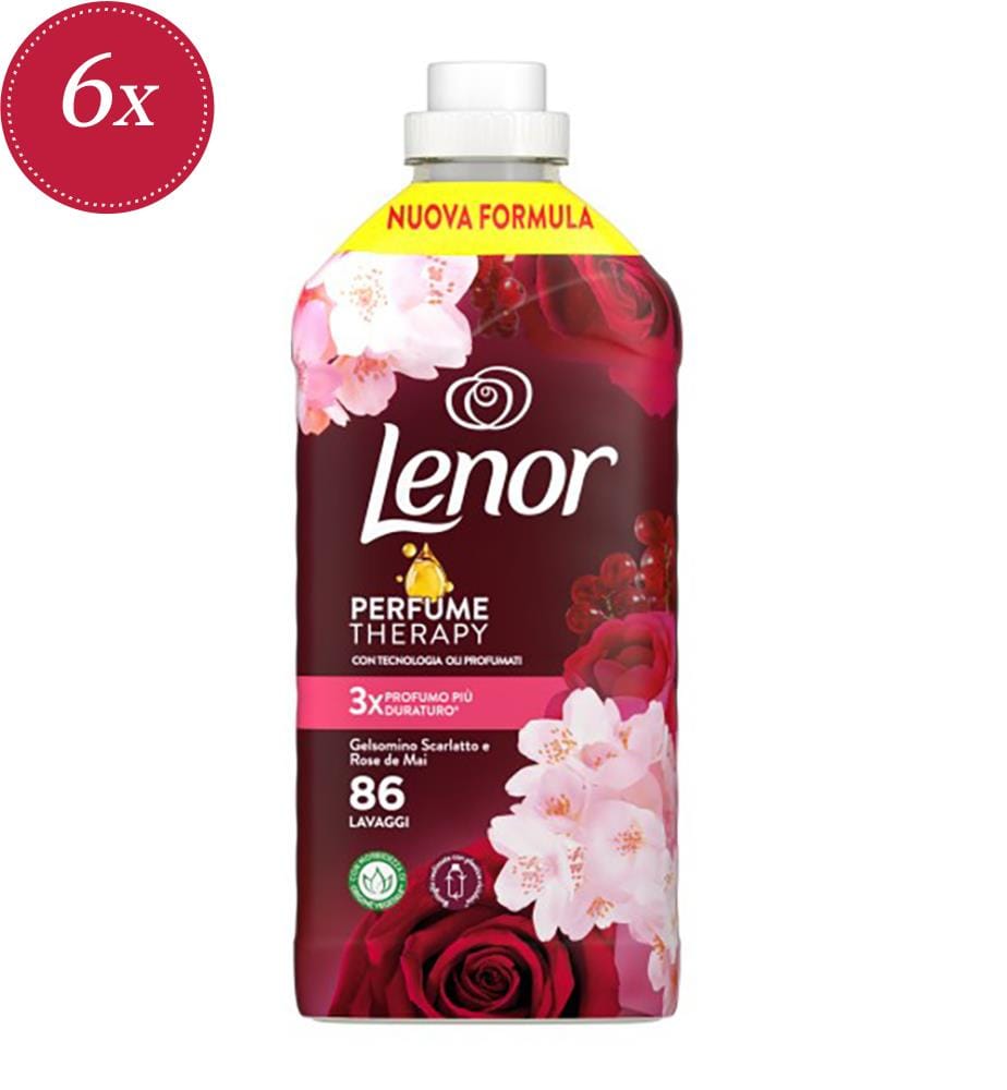 Set di 6 ammorbidenti Lenor Rose de Mai 86 lavaggi - 6 x 1,806 L