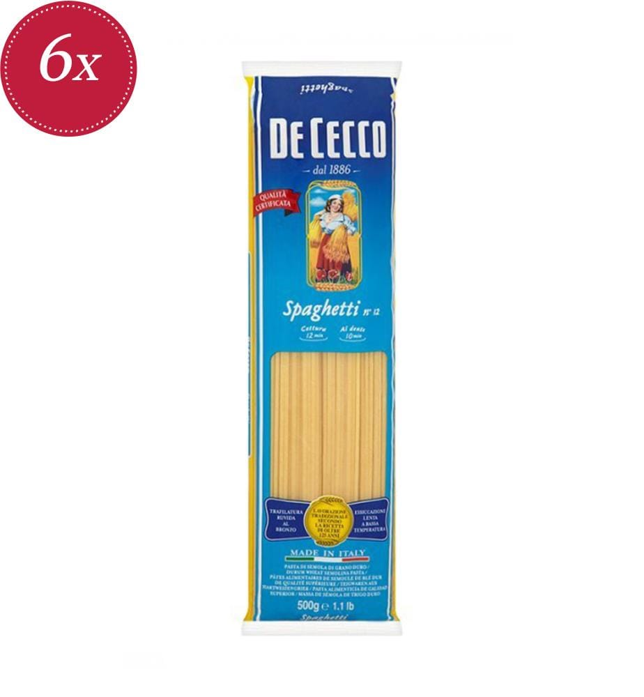 Spaghetti de Cecco Nr. 12 - 6 x 500 g