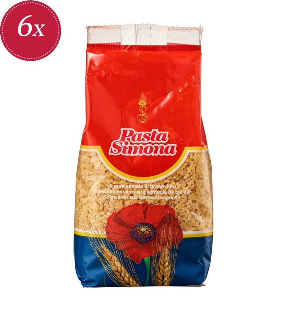 Simona Stars Nudeln für Suppen - 6 x 250 g