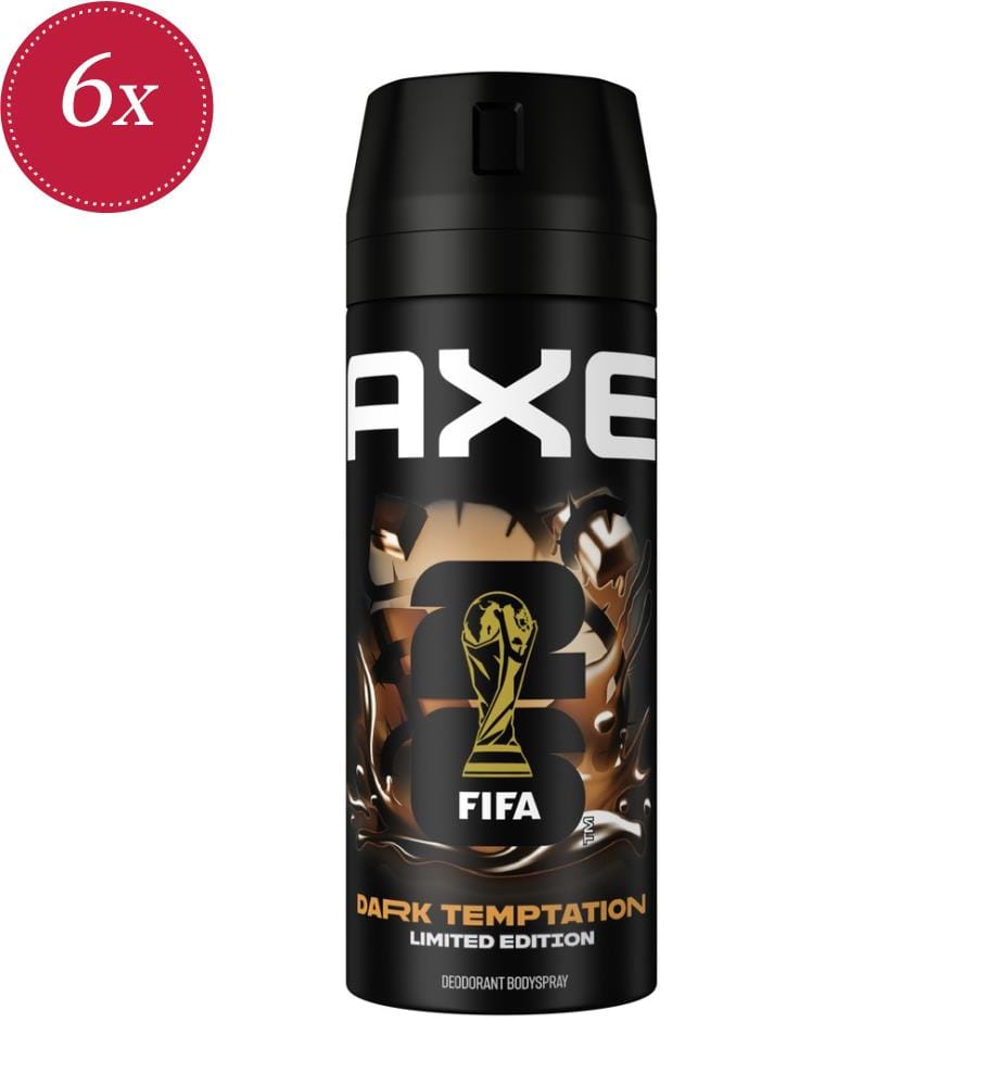 6x Deodorant Spray Dark Temptation - 150 ml