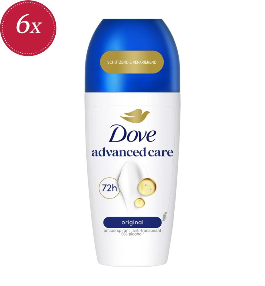 6x Deodorante Roll-On Originale - 50 ml