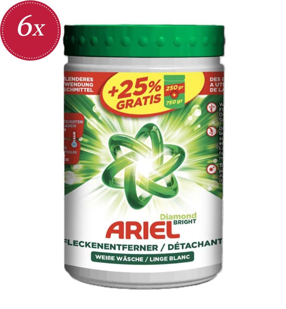 Lot de 6 Détachants en Poudre Diamond Bright Original - 750 g & 250 g