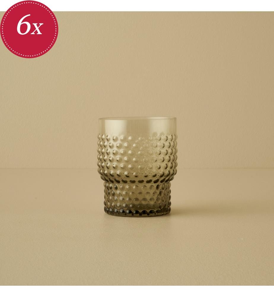 Set de verres Bubble 6 pièces 350 cc - Vert