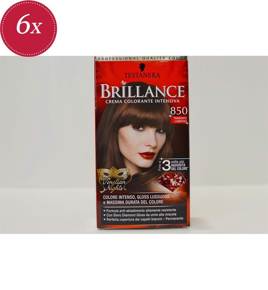 Set di 6 colori crema lucidi 850 Tramonto luminoso