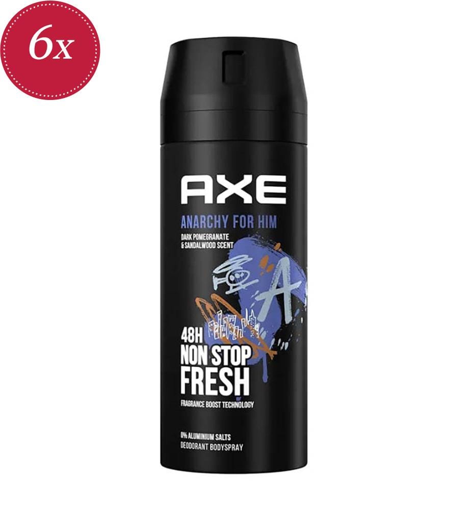 6er-Pack Anarchy-Deos - 150 ml