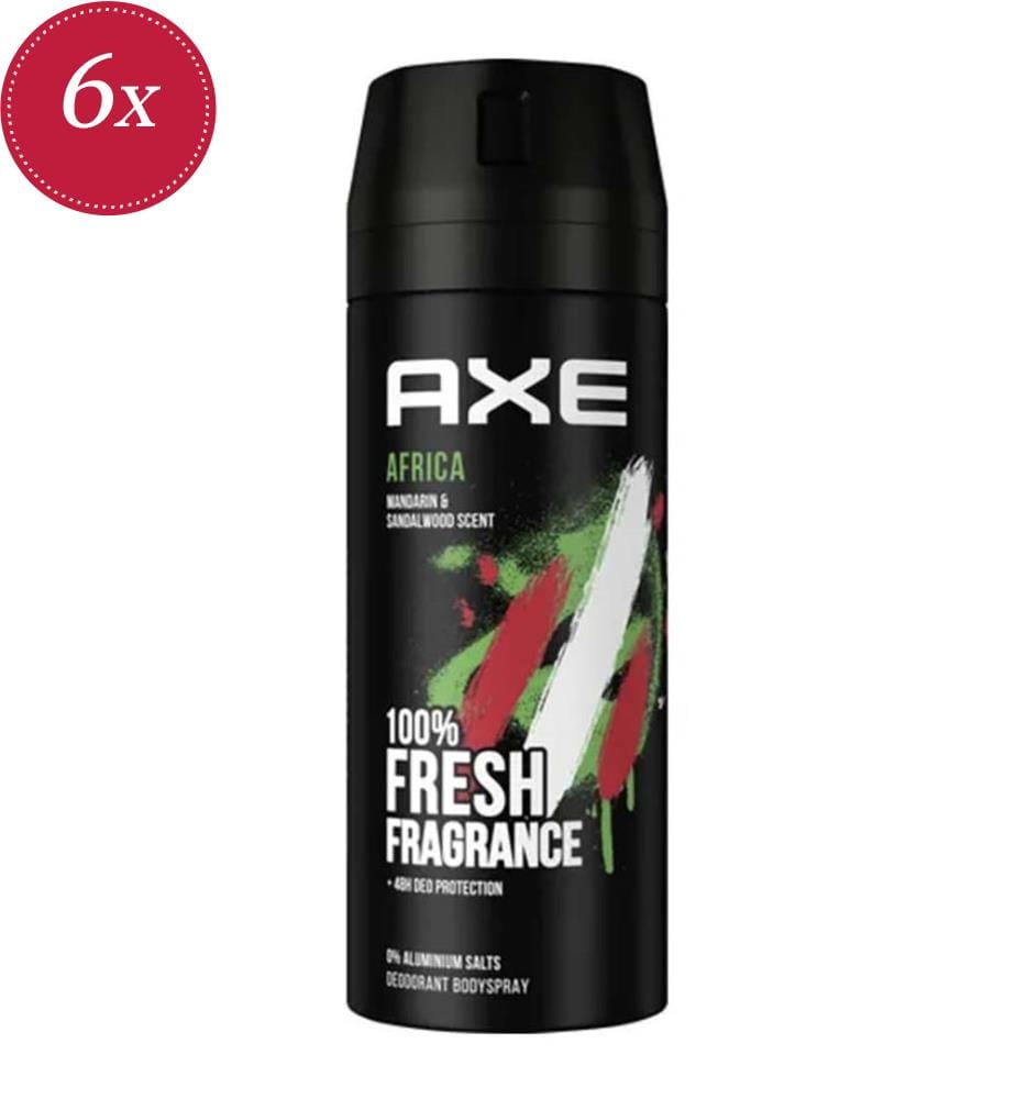 Confezione da 6 deodoranti Africa 48H - 150 ml