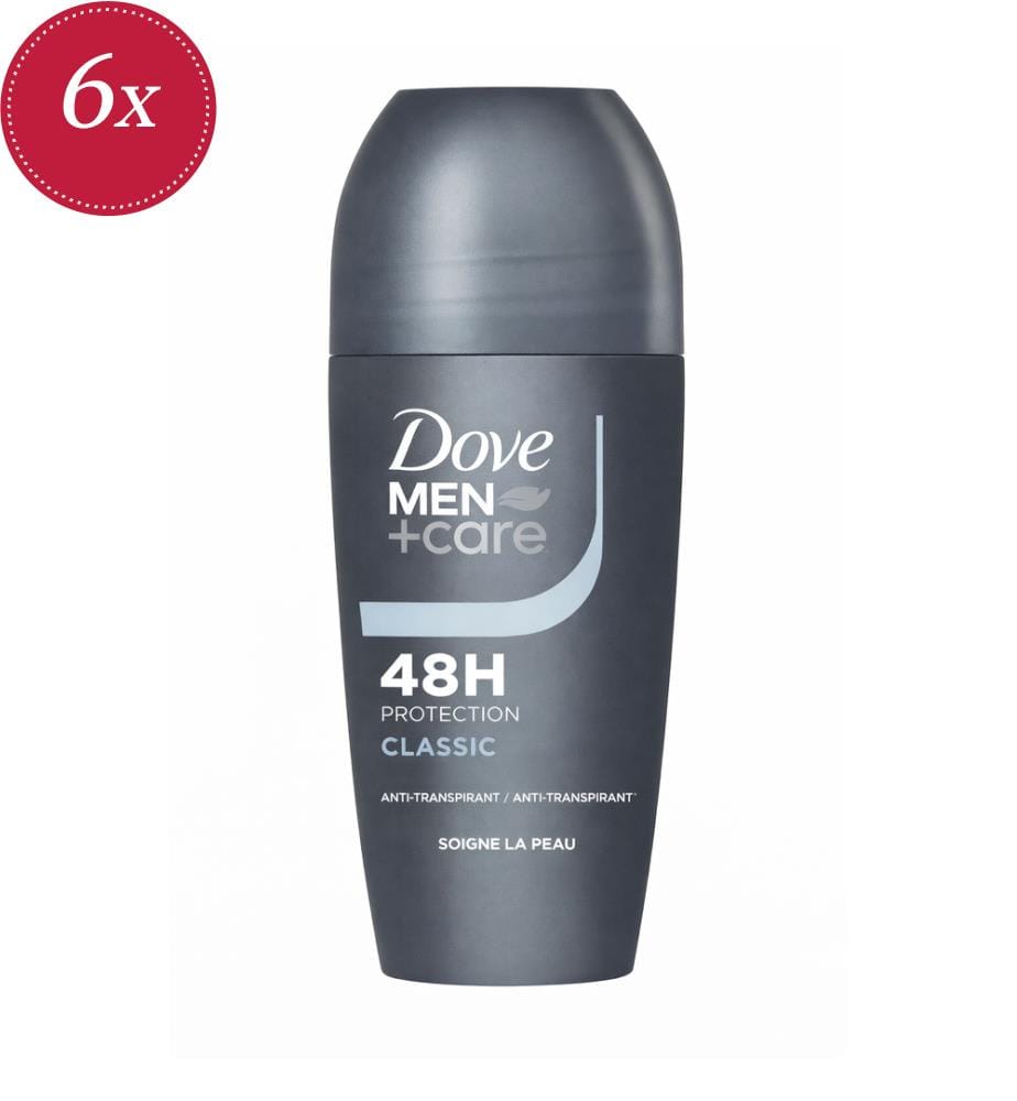 6er-Set Antitranspirant Roll-On Classique 50 ml