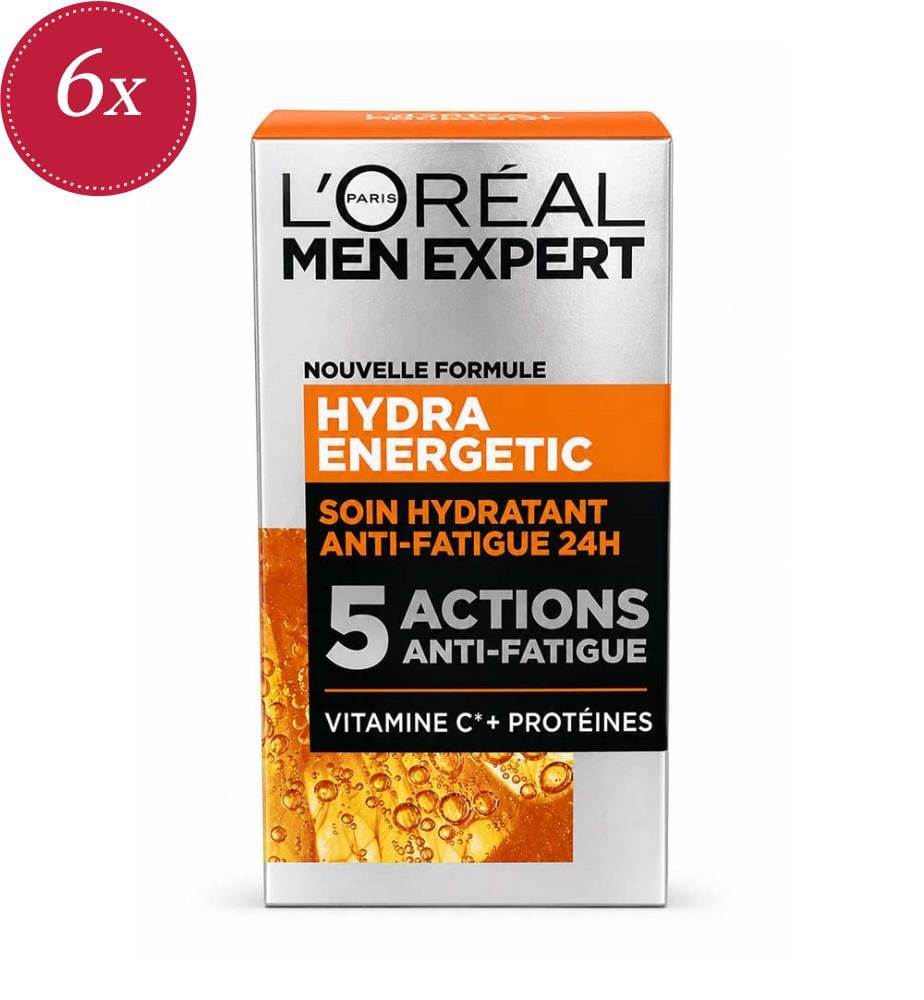 Confezione da 6 trattamenti Hydra Energetic Anti-Fatigue 24 ore con vitamina C + proteine - 50 ml