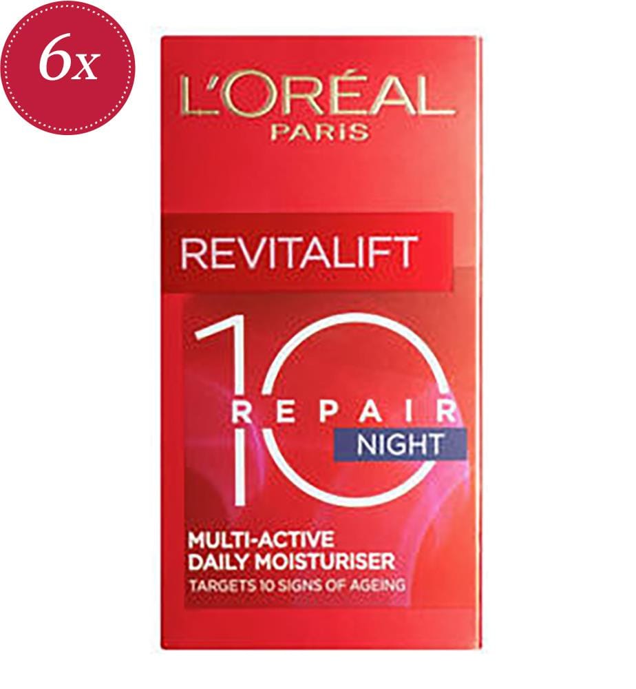 Lot de 6 Revitalift Repair 10 Soin de Jour Spf20 - 50ml