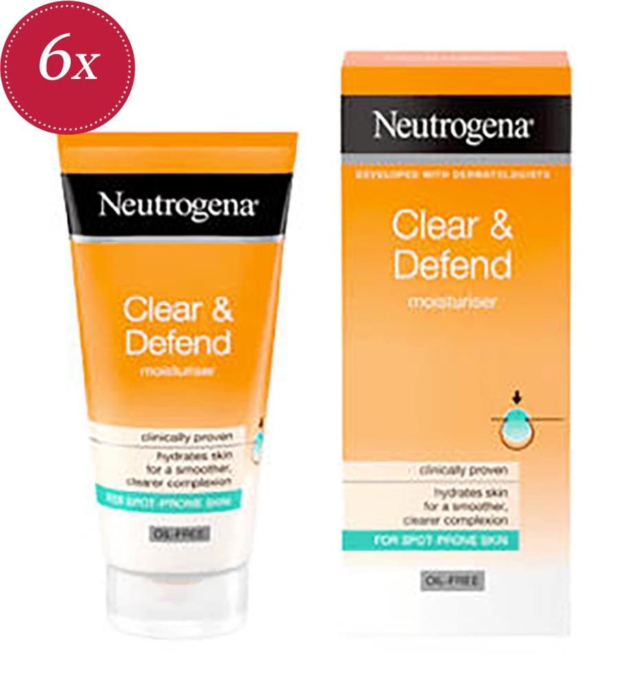 Clear & Defend Crema da giorno confezione da 6 pezzi - 50 ml