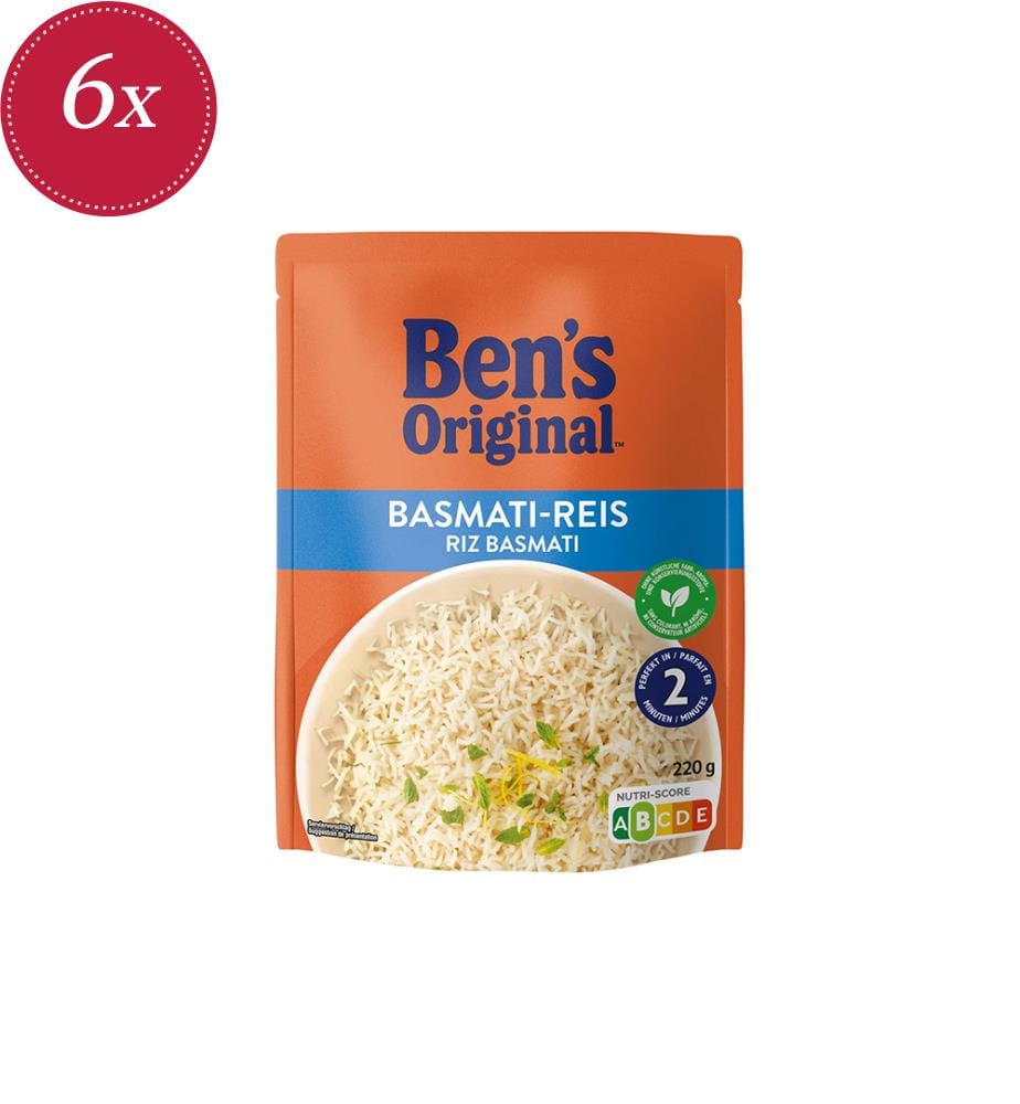 Ben's Original Express Basmati - 6 x 220 g