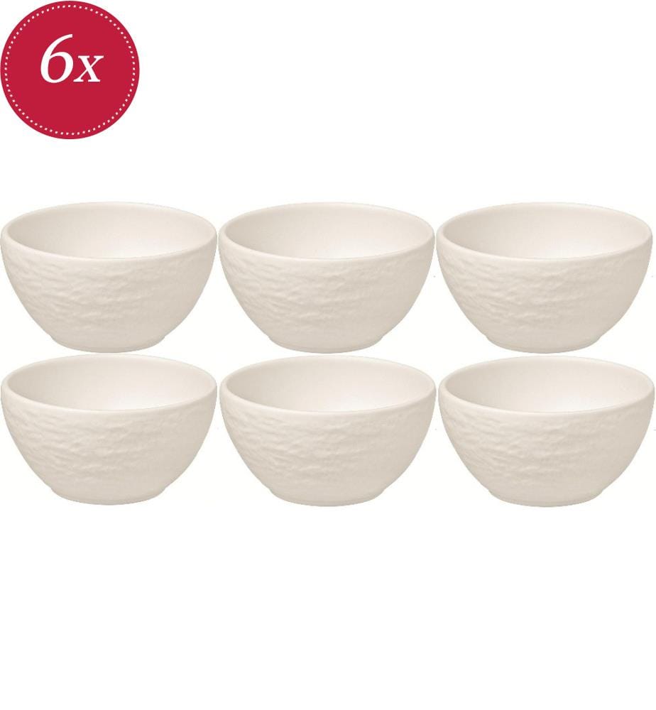 6er-Set Aperitifschalen 7,7 cm - Weiss