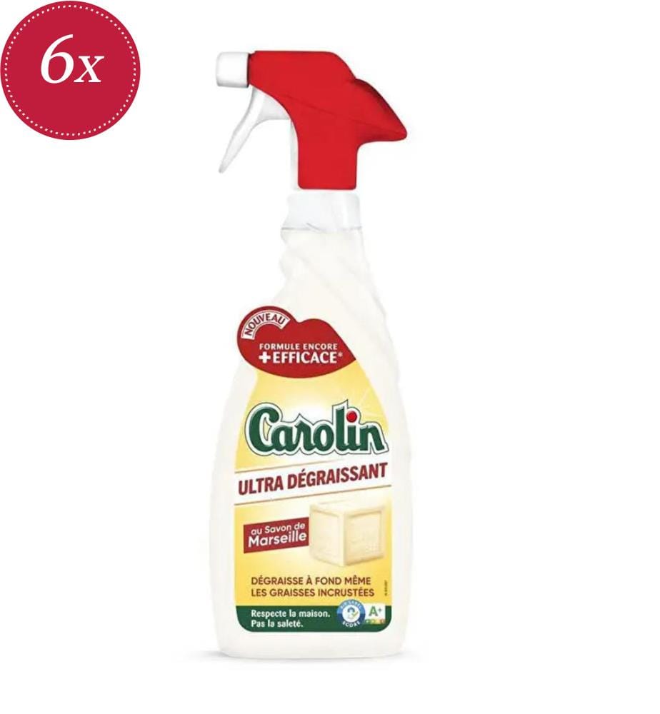 Pack of 6 Ultra Degreasing Household Cleaners 650 ml