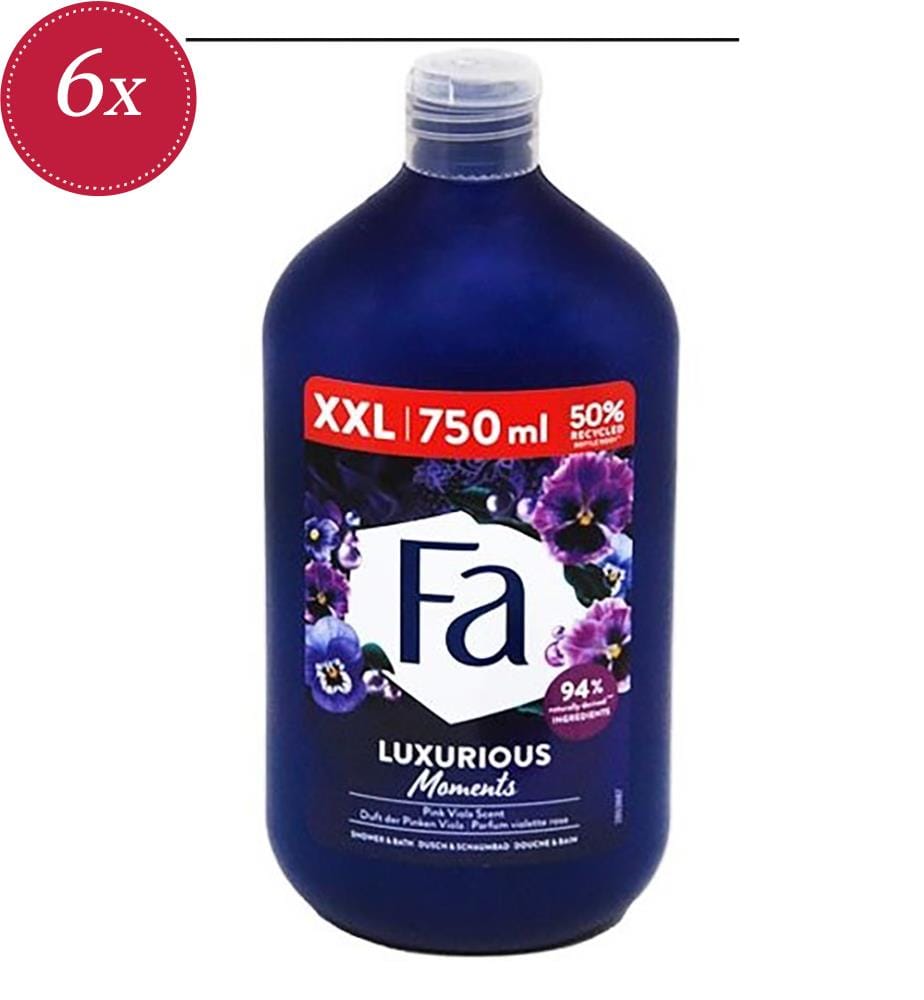 6er-Set Luxurious Moments Duschgel - 750 ml
