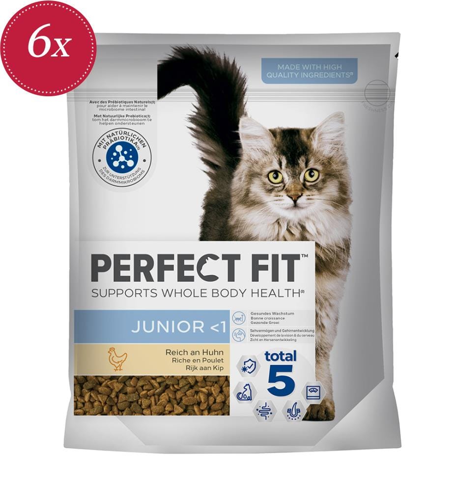 6x Cat Sec Junior mit Huhn - 750 g