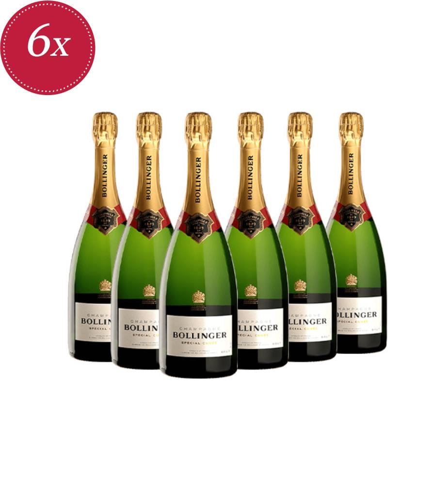 Lot de 6 Bouteilles Bollinger Spécial Cuvée Champagne Brut - 75 cl