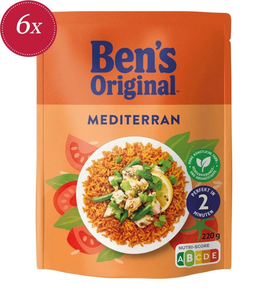 Ben's Original Express Méditerranéen - 6 x 220 g