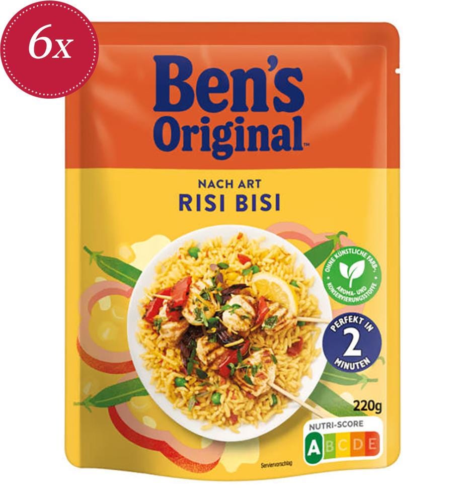 Ben's Original Express Risi Bisi - 6 x 220 g