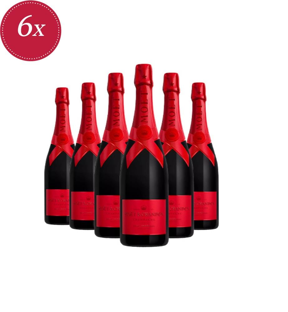 Champagne Moët Impérial Édition Limitée Rouge (6x75 cl)