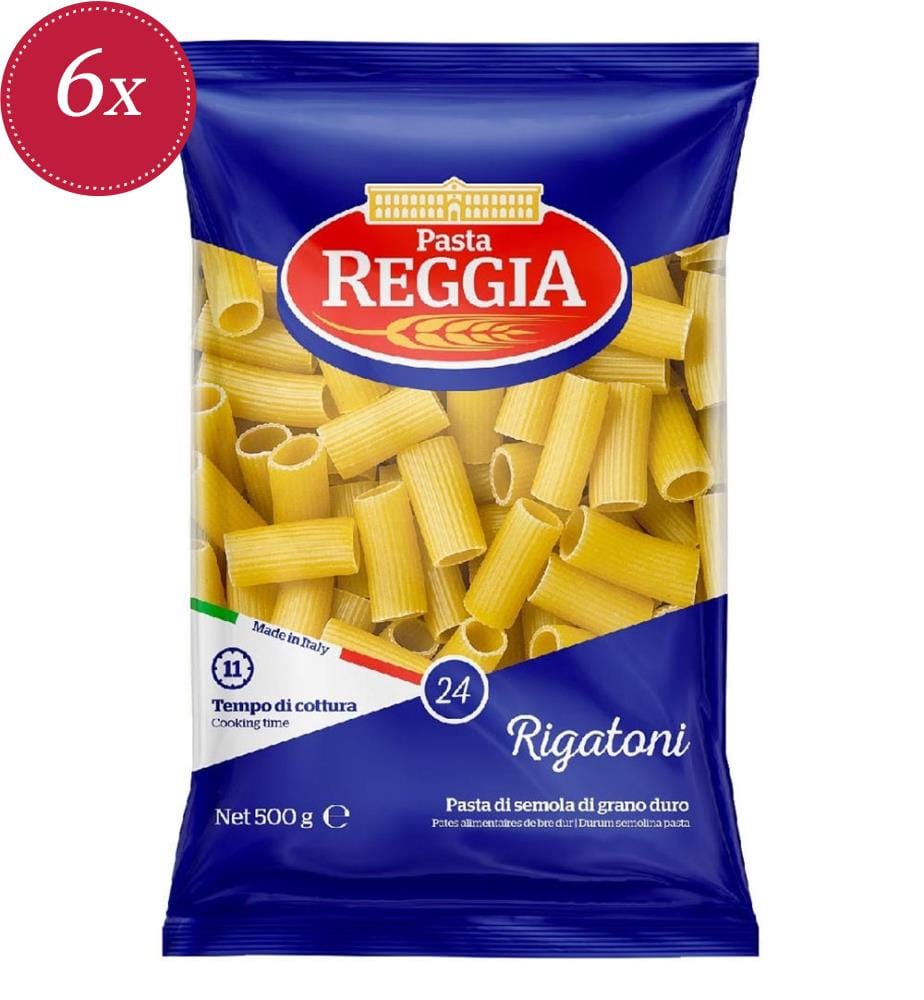 6x Pasta Reggia Rigatoni n° 24 - 500g