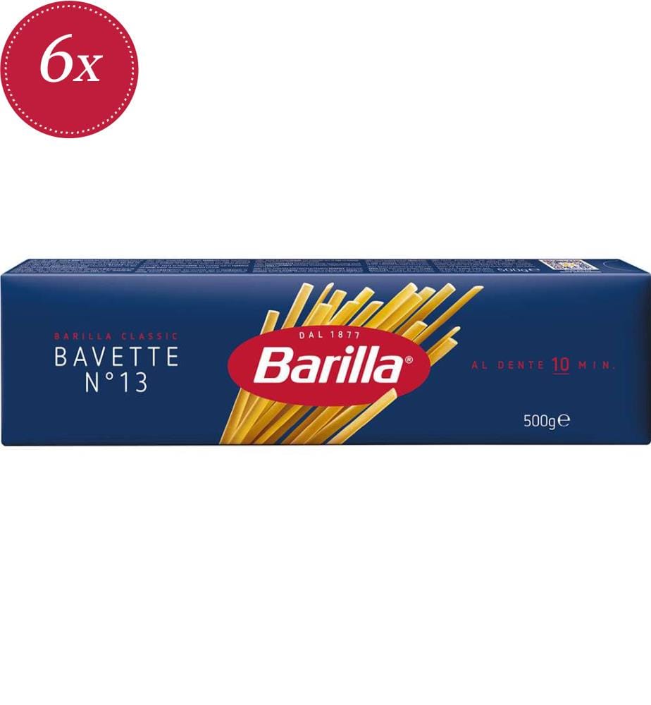 6x Barilla Bavette n° 13 24 - 500g