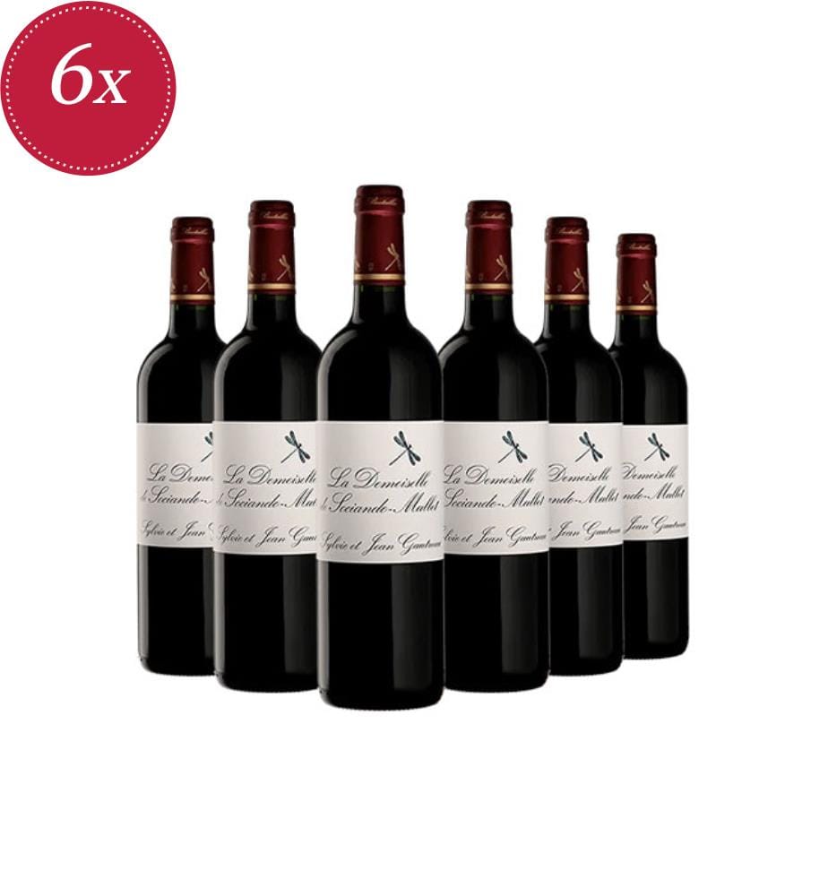 6x La Demoiselle de Sociando-Mallet 2017 - 75 cl