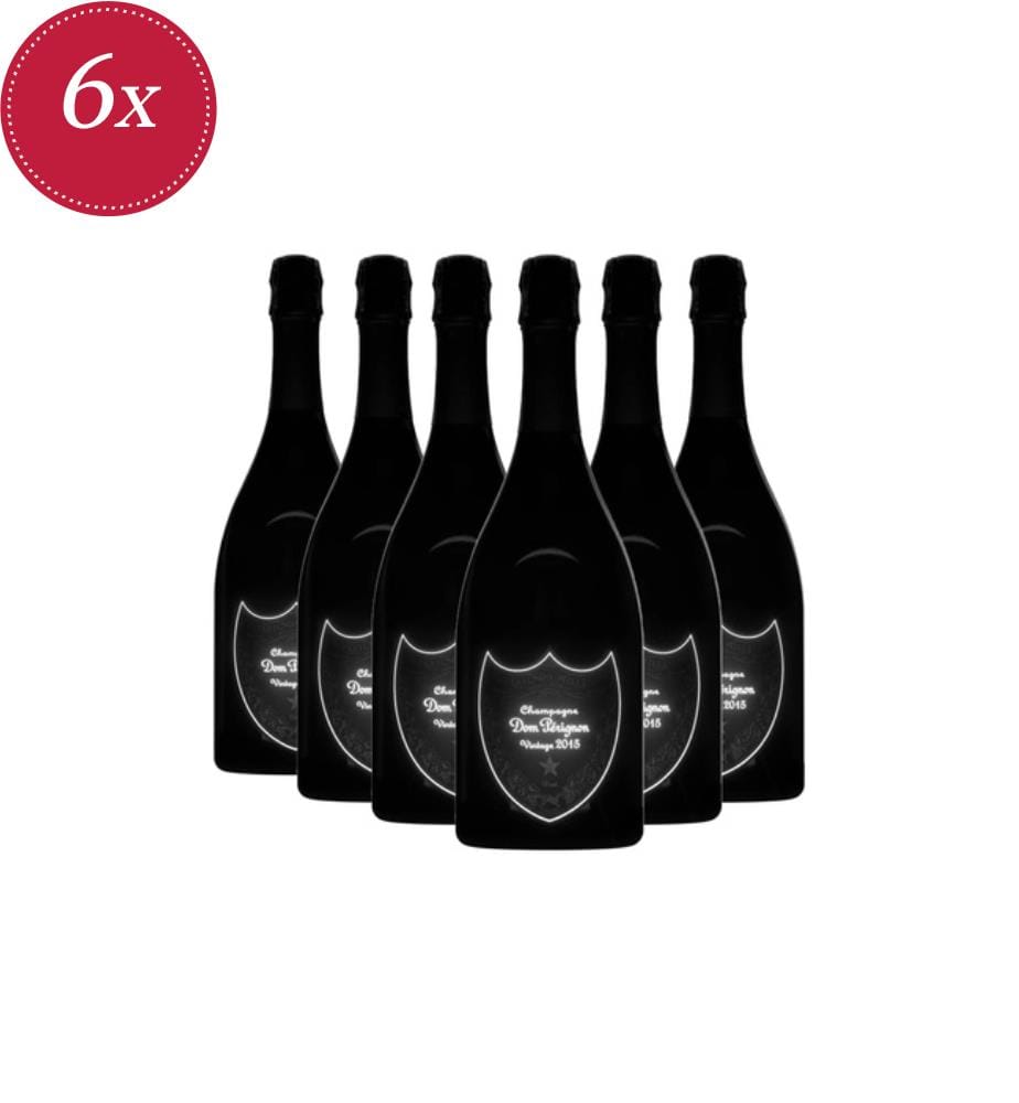 6x Dom Pérignon White Luminous Vintage 2015 - 75 cl