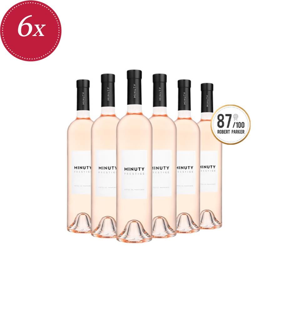 6x Minuty Prestige Rosé 2022 - 75 cl