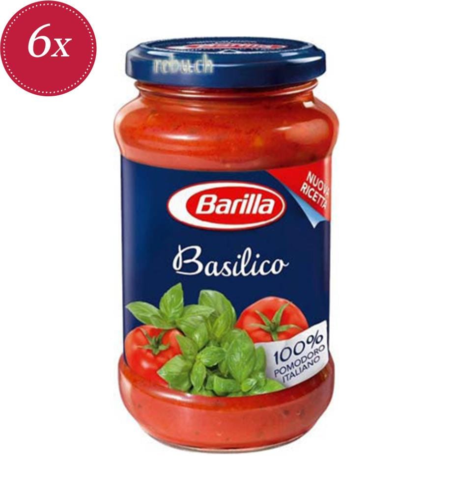 Sauce Barilla au basilic - 6 x 400 g