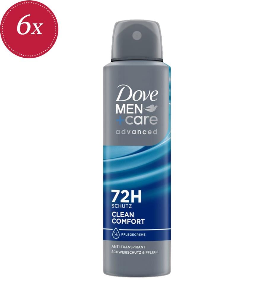 6x Deodorant Spray Clean Comfort - 150 ml