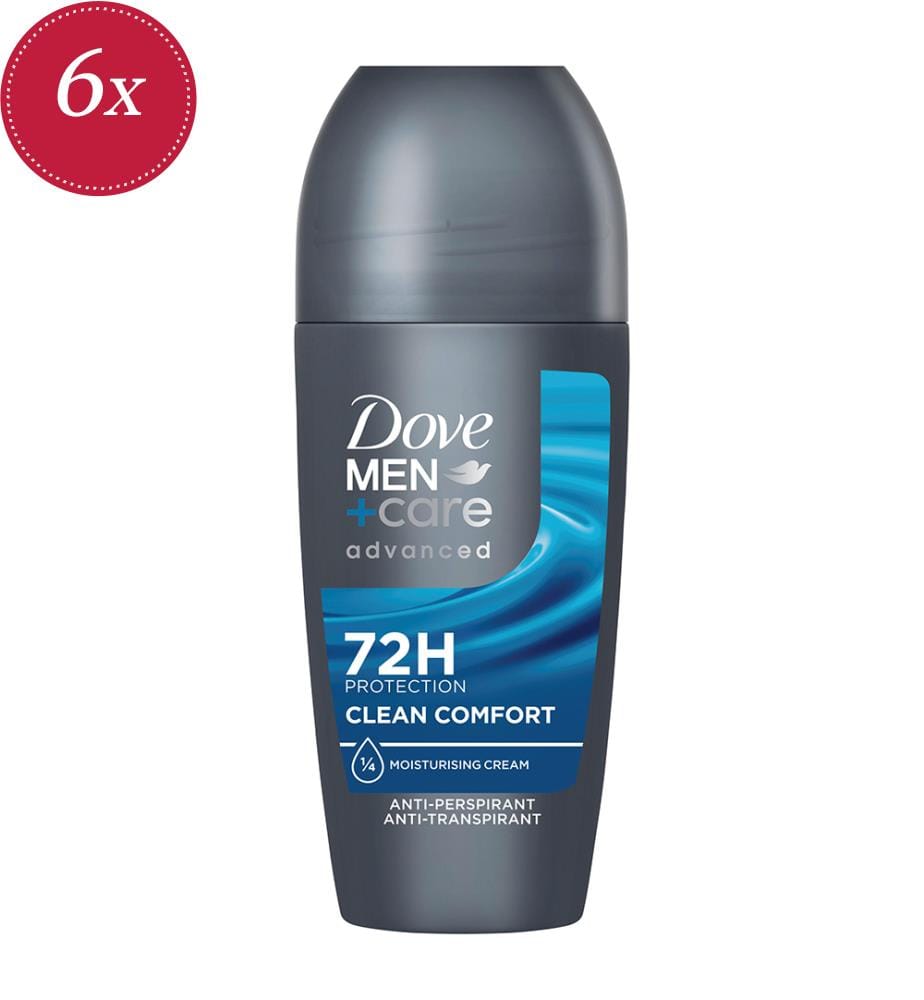 6x Deodorant Roll-On Clean Comfort - 50 ml