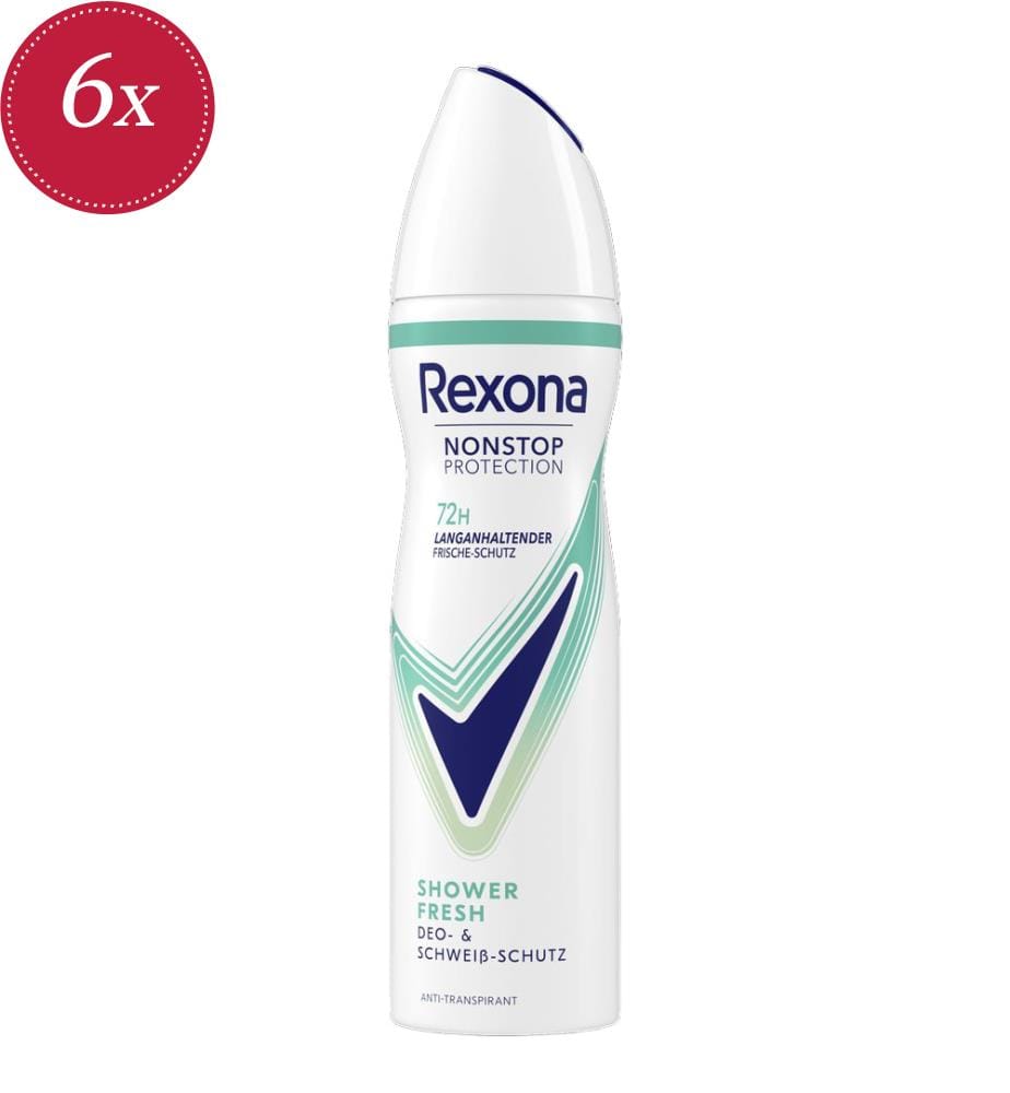 6 x Antitranspirant-Spray „Douche Fraîche“ – 150 ml