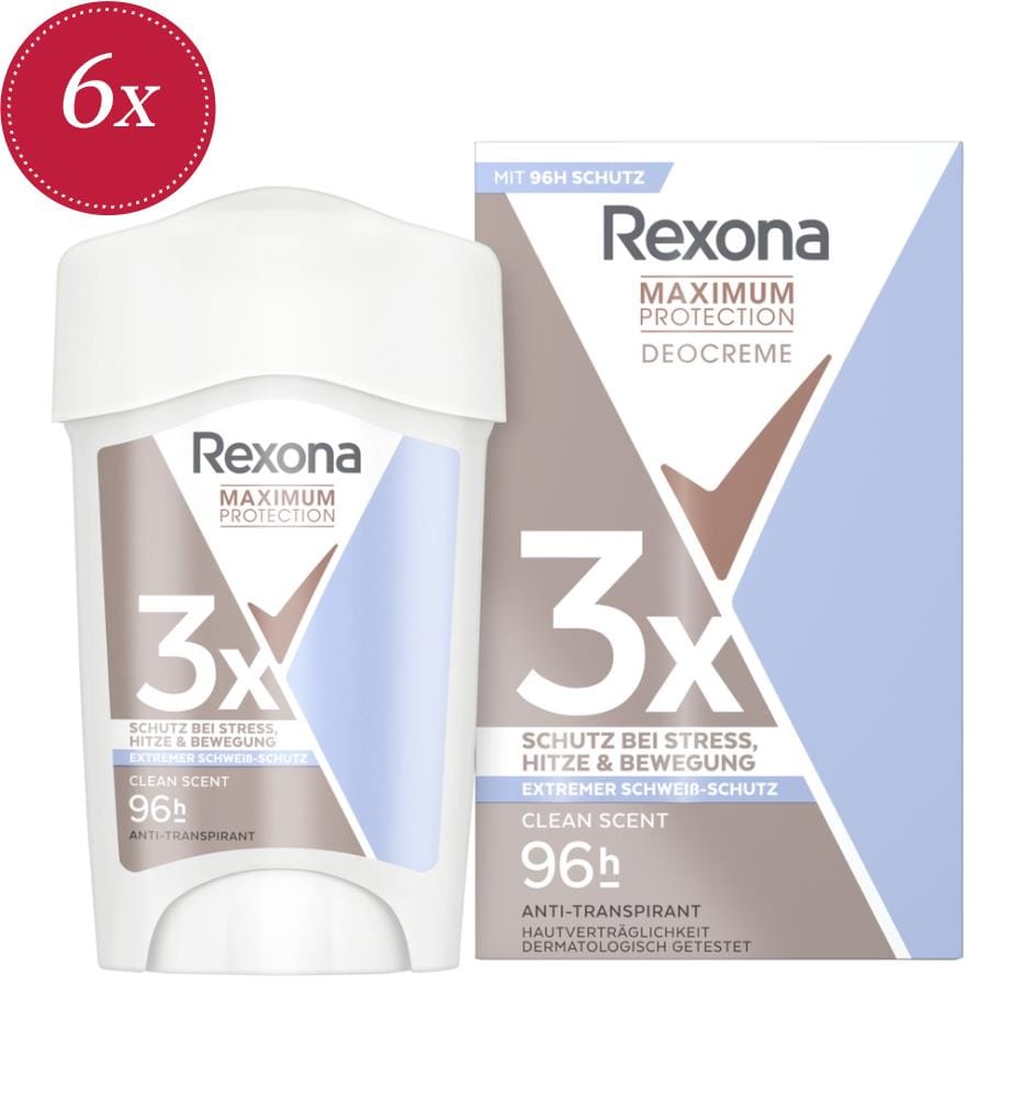 6 x Fresh Scent Antiperspirant Cream - 45 ml