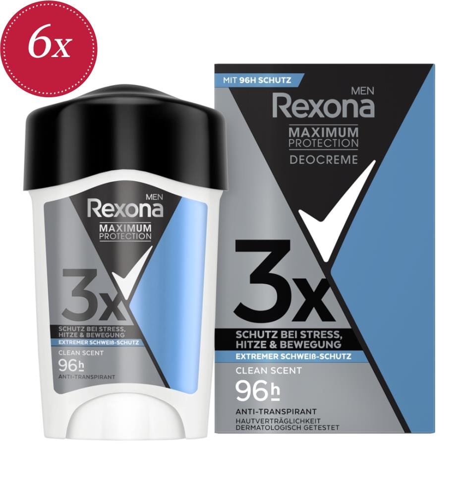 6 x Fresh Scent Antiperspirant Cream - 45 ml