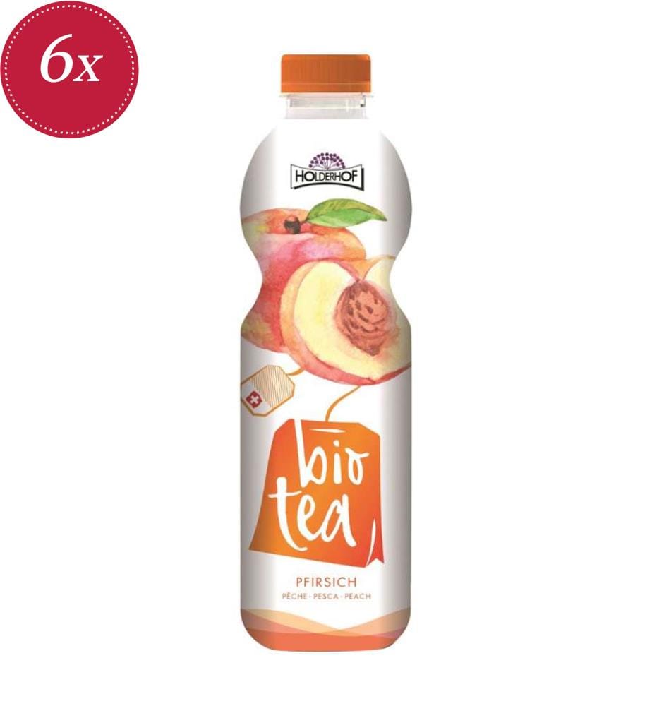 Holderhof Bio Tee Pfirsich Kräuter - 6 x 1500 ml