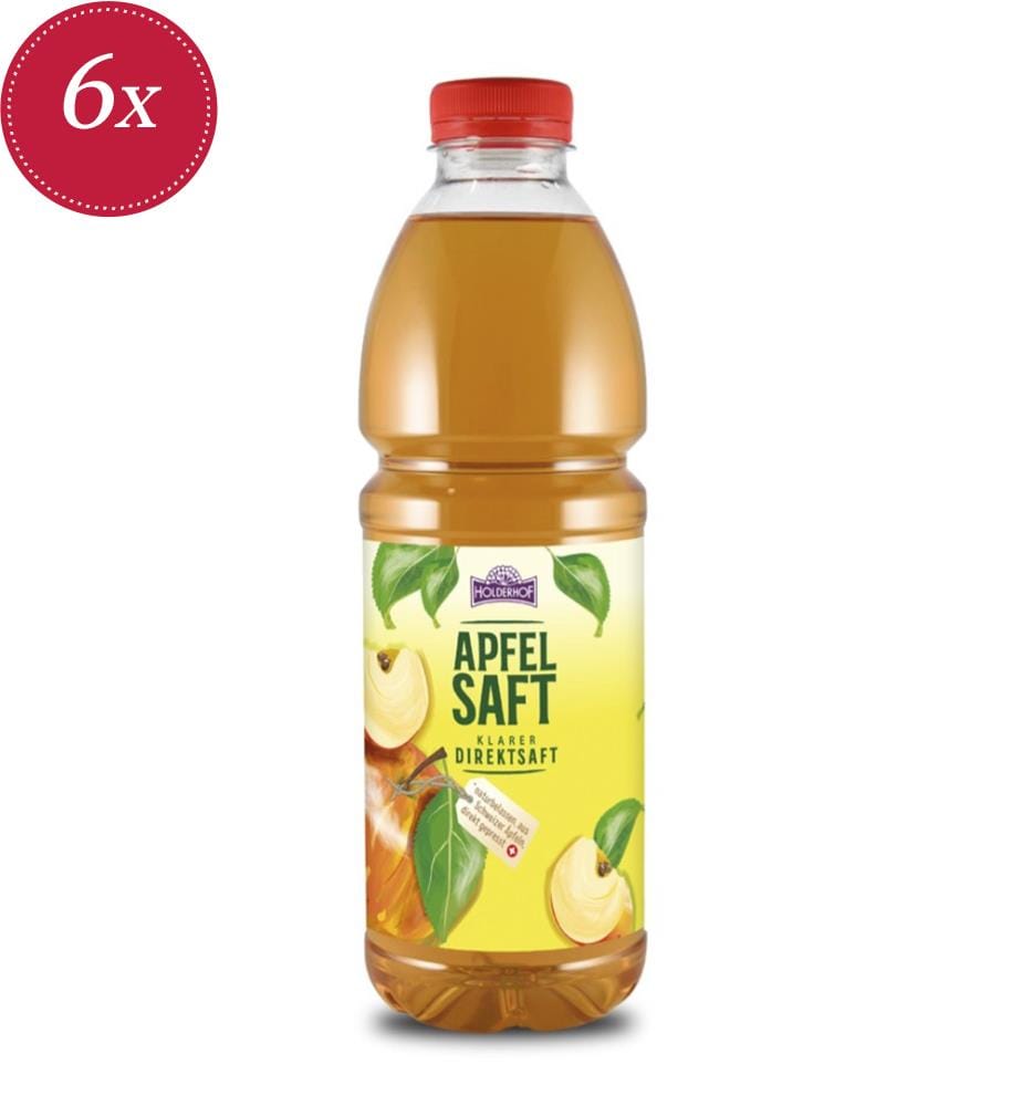 Apfelsaft Holderhof Direct - 6 x 1000 ml