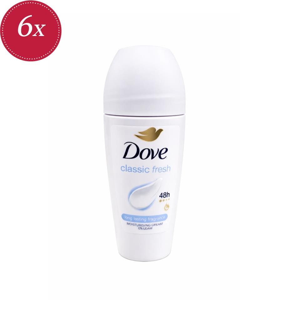 6er-Pack Roll-On Deodorant Soin Essentiel Classique 50 ml