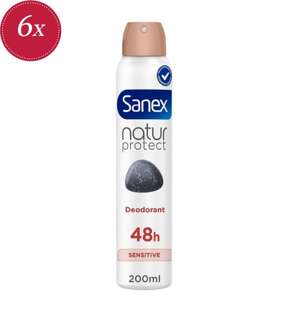 6er Pack Deodorant Alaunstein Empfindliche Haut - 200 Ml