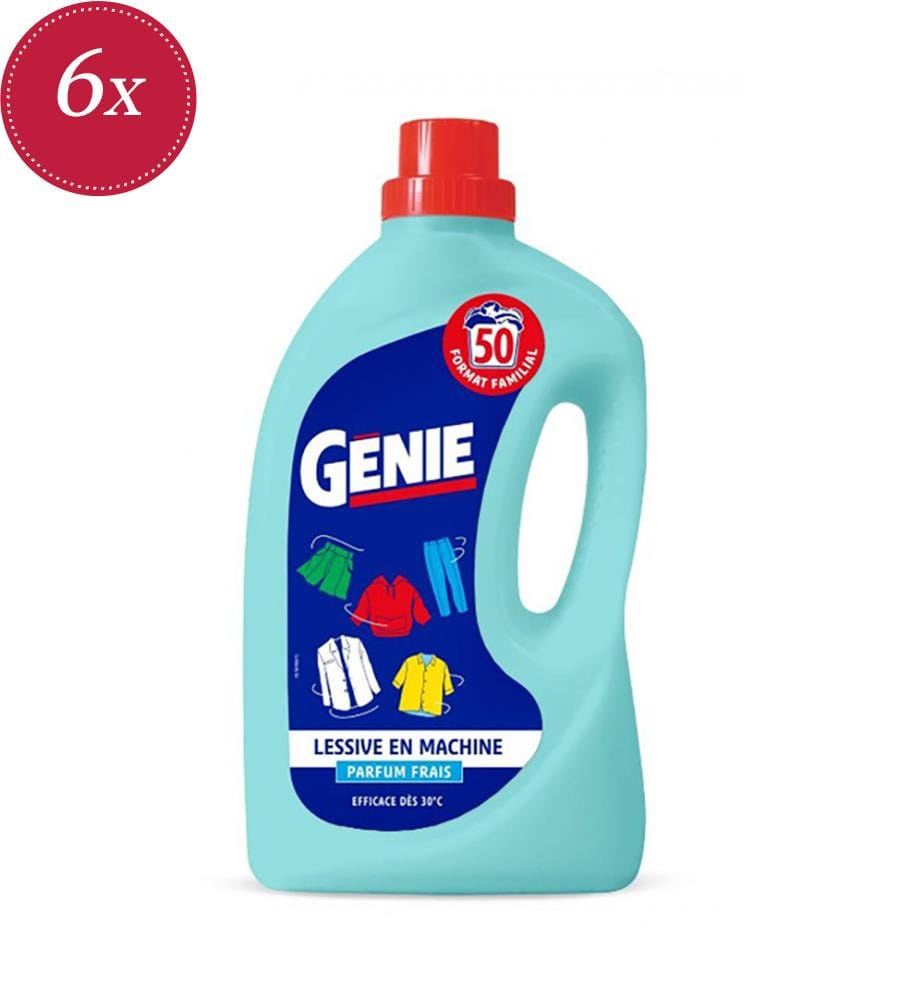 6 x Fresh Scent Liquid Laundry Detergent – 2 L (50 Washes)