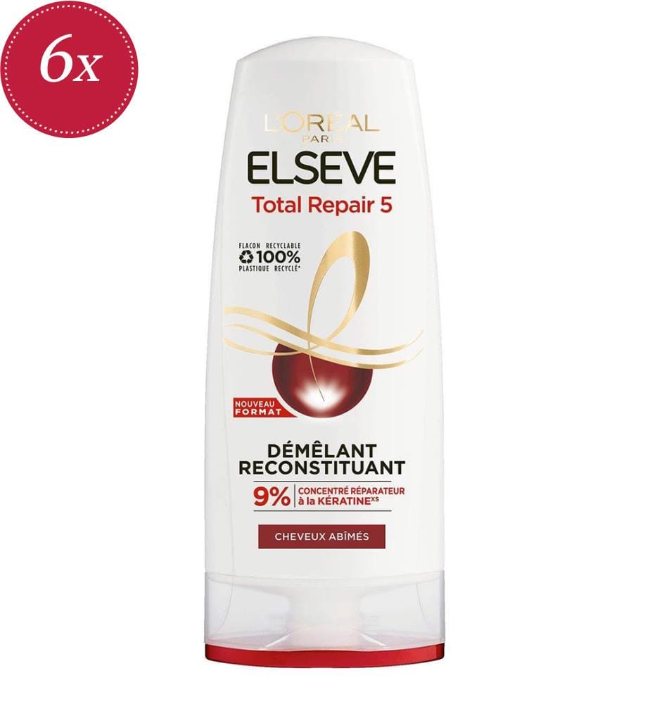 Pack of 6 Reconstituting Detangling Conditioners 300 ml