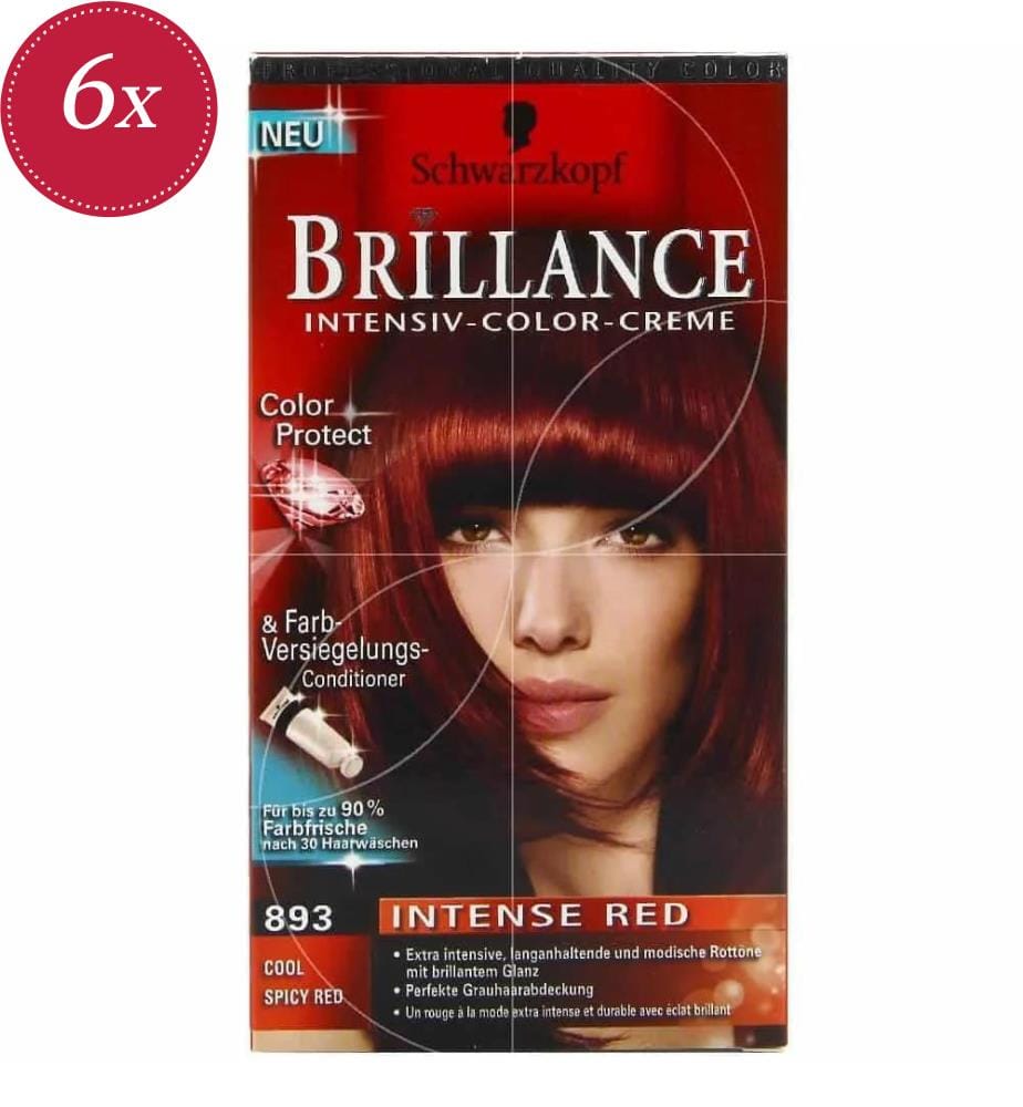 Set di 6 Brillance Rosso Intenso Speziato No.893