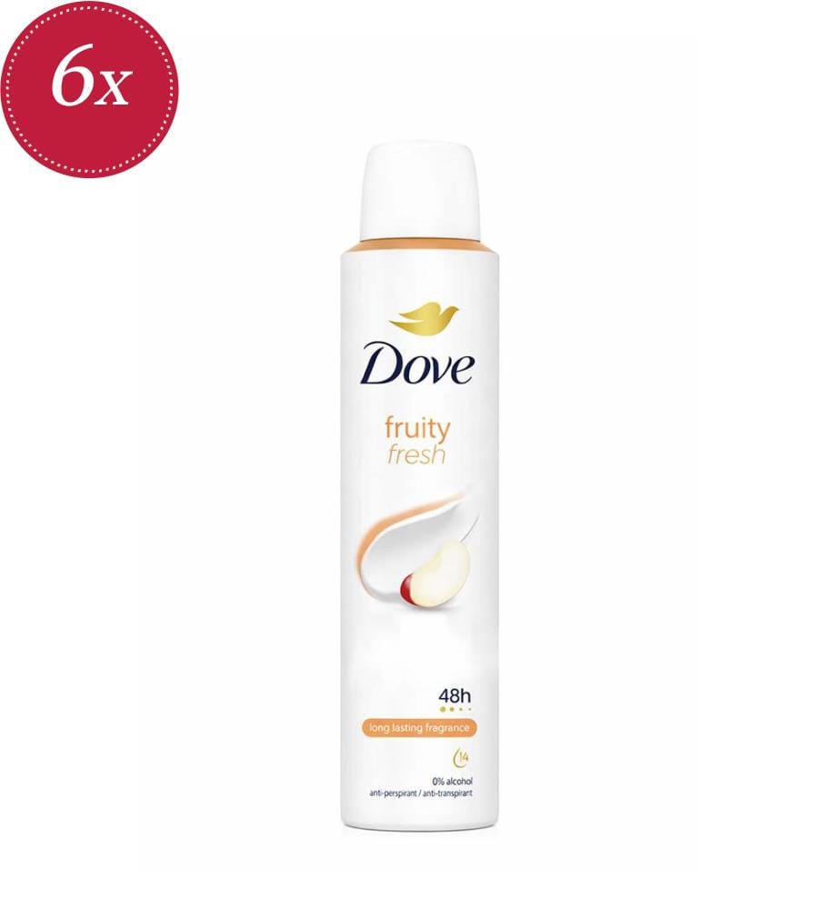 6-Pack of Fruity Fresh Spray Deodorants - 200 ml