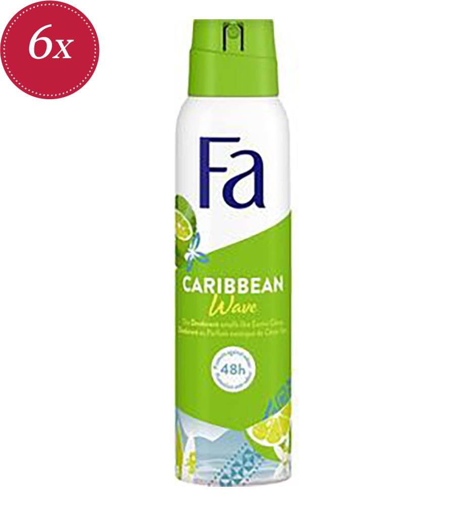Confezione da 6 Deo Caribbean Exotic Lime - 50ml