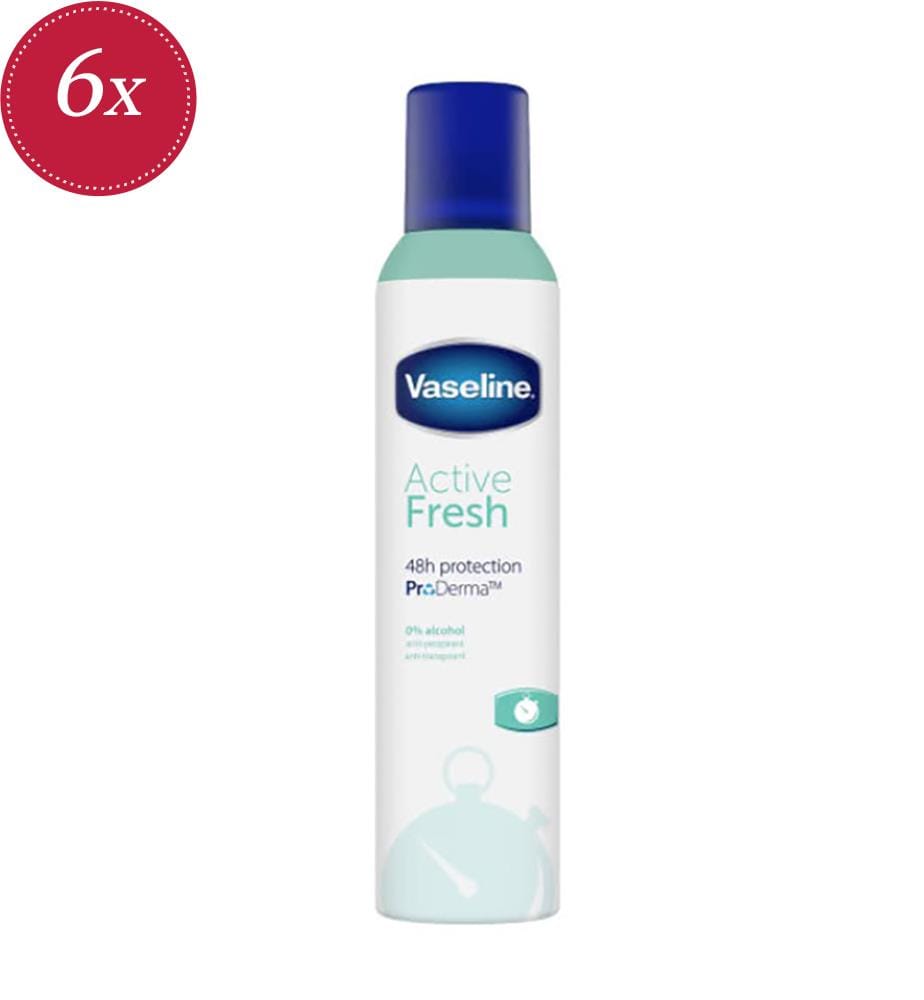 Confezione da 6 Deodoranti Spray Freschezza Attiva 48H 250 ml