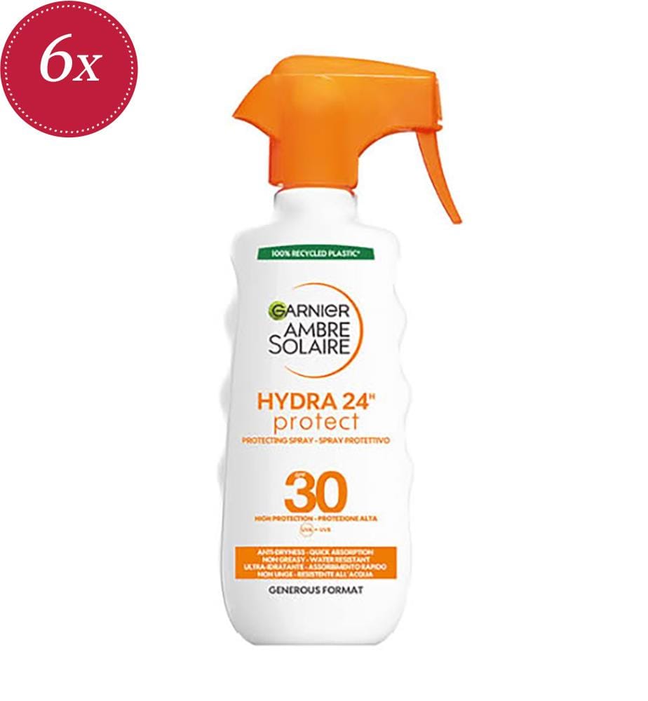 Lot de 6 Sprays Protecteurs Hydra 24H SPF 30 300 ml