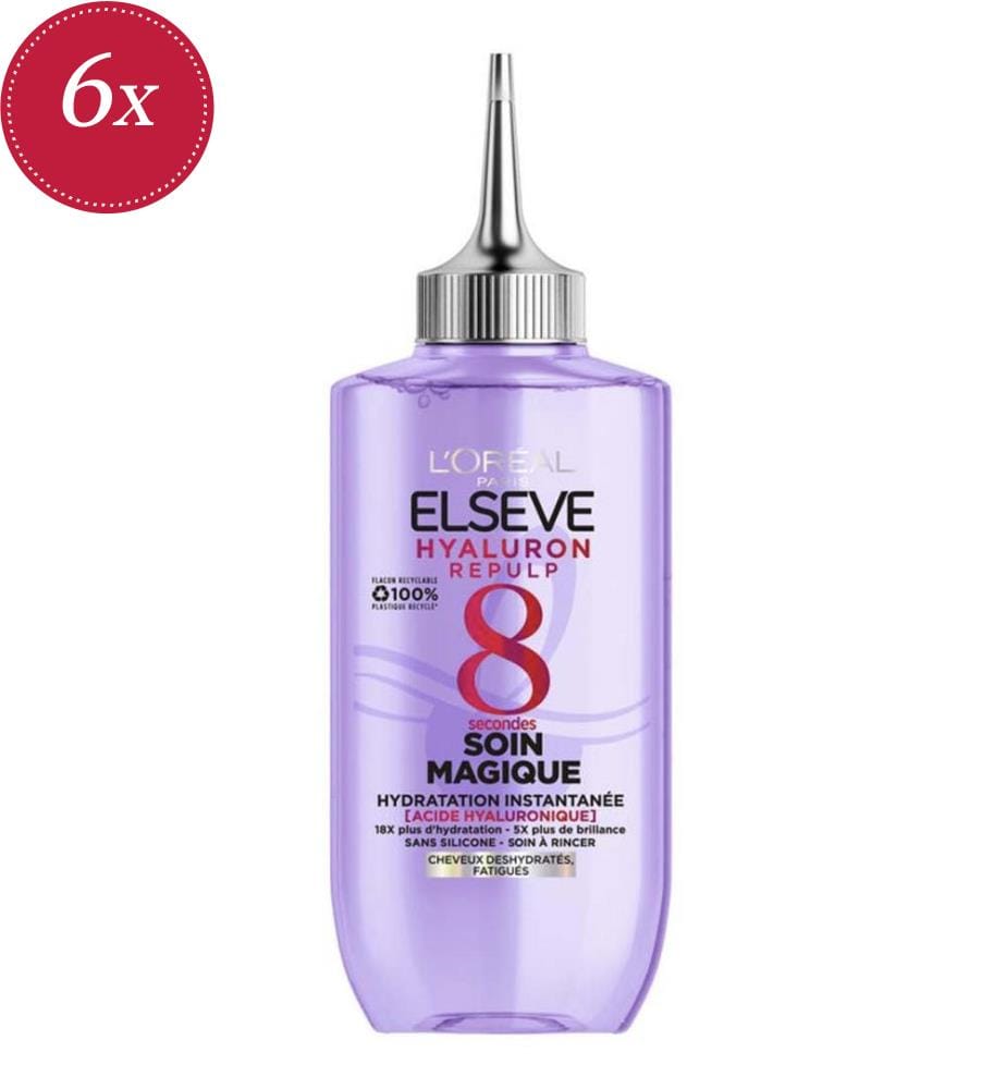 Confezione da 6 trattamenti per capelli a idratazione immediata - 200 ml