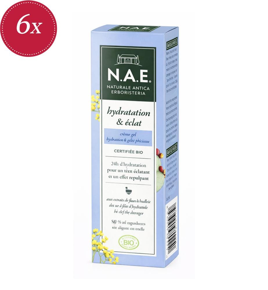 Confezione da 6 Crema viso idratante biologica - 50 Ml