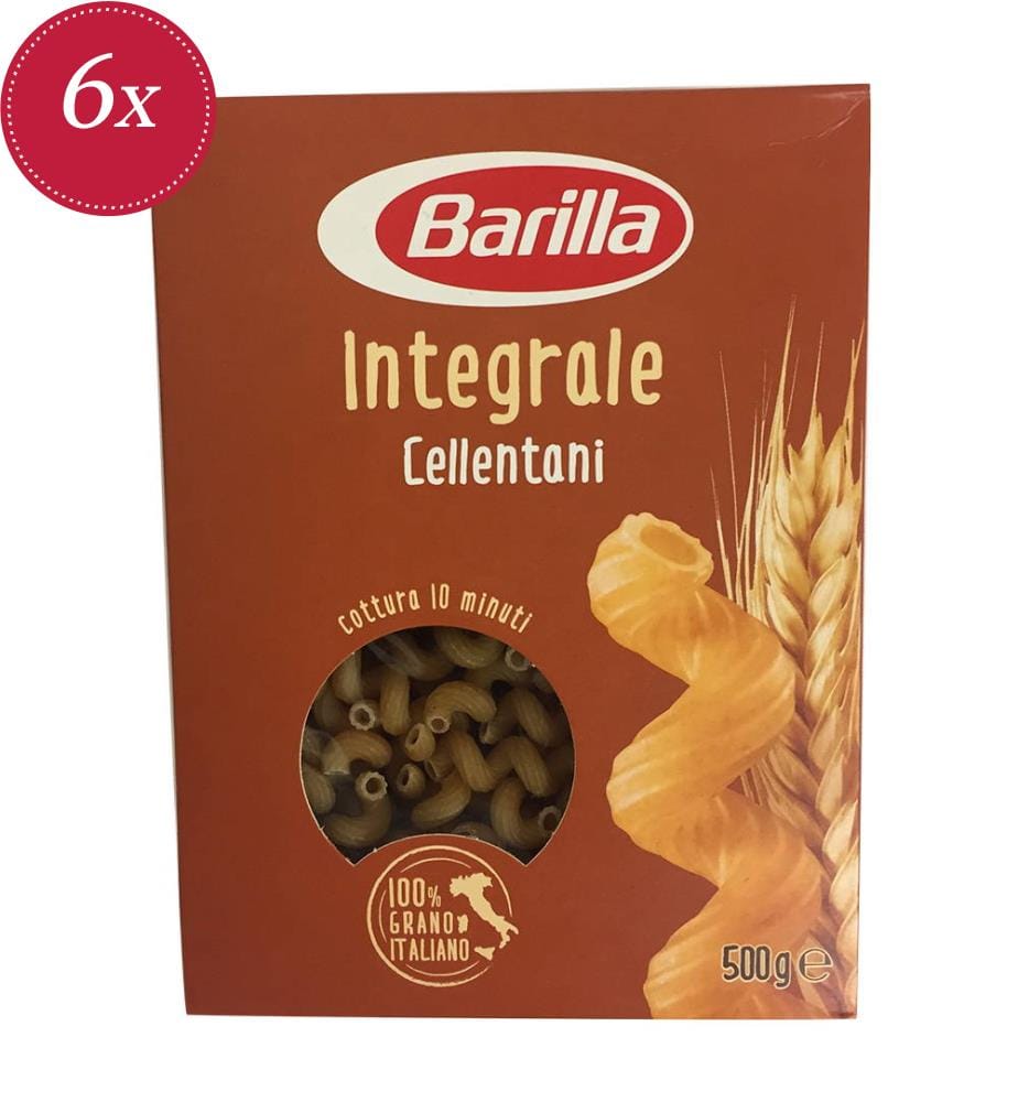 Barilla Cellentani au blé entier - 6 x 500 g